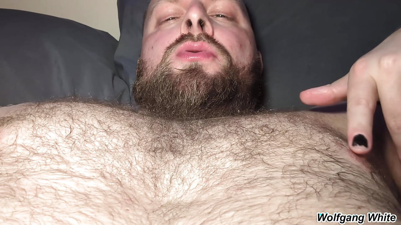 Lick Stepdaddy's NIPPLES While He Jerks Off - BOTTOM POV Roleplay - Wolfgang White Solo Masturbation