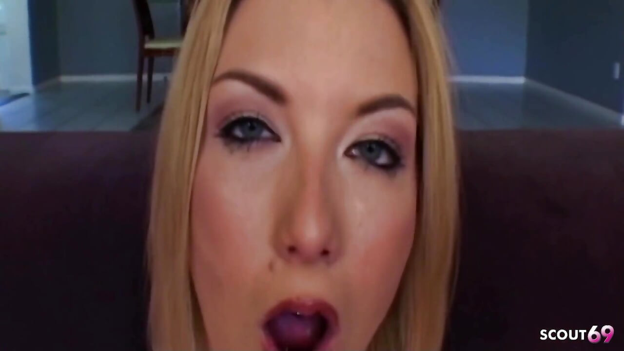 Blonde Skinny Teen Crystal Fucked in Tight Pussy by Monster Cock