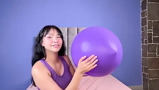 Mein arsch gegen riesenballon