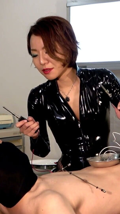 Female Doctor Trains Patient's Nipples with Electricity | Clip 1