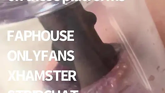 Pantat dan memek vakum dua kali dientot ekstrem close up