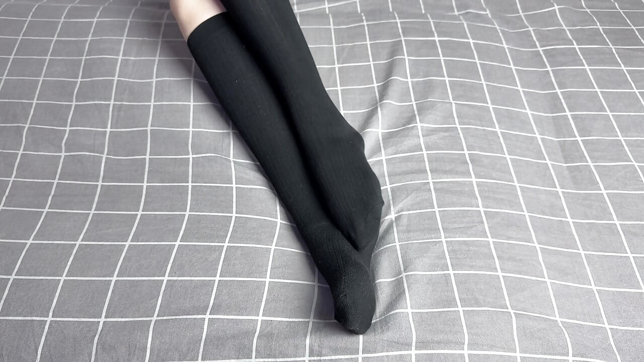 Nur du und herrin in langen schwarzen socken