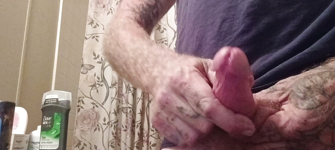 Daddy edging and releasing hot cum load