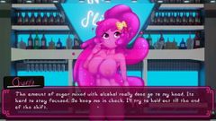 Slime Girl Mixer, хентай, милая игра, эпизод 1, лактационный бар горничной