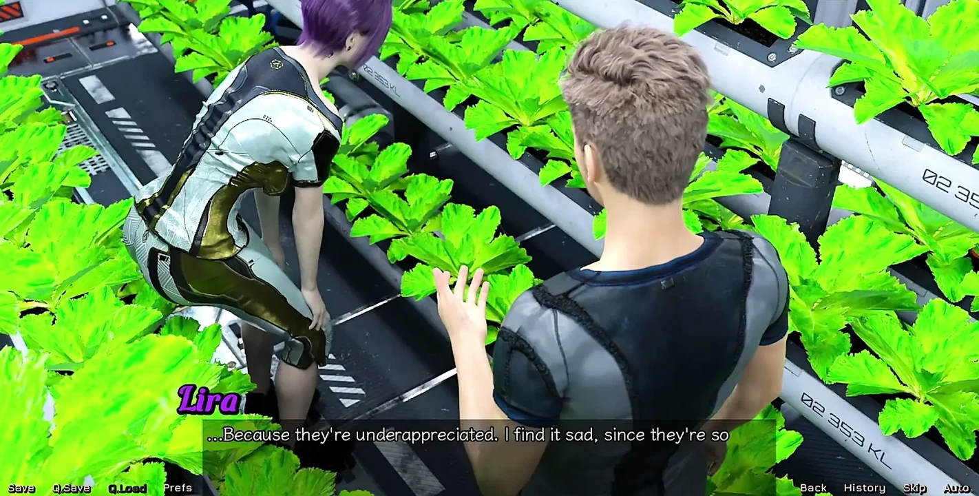 Stranded in Space - Meeting a Shy Emo Girl