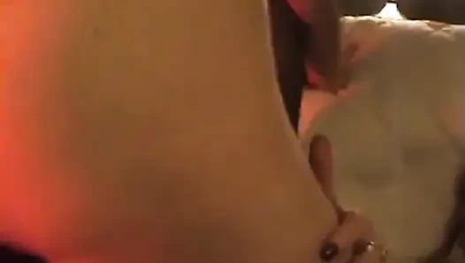 Bedroom fun with two different cocks