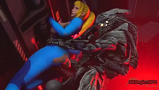 Samus aran gegen weltraum-pirat