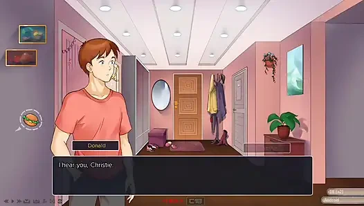 In der waschmaschine stecken, stiefschwester