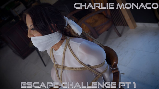 Charlie Monaco - Défi Escape from Bondage (GagAttack.NL)