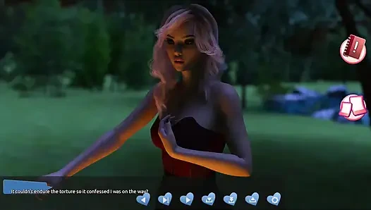 Helping the hotties #3 - Johannes took a sneak peak to see what the girl in the cabin is up to.