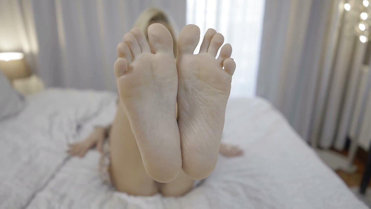 Blonde MILF Teases with Her Perfect Feet