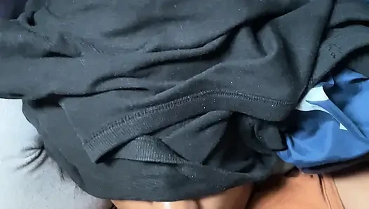 I left her mouth full of my hot and sweet milk and her soft tits