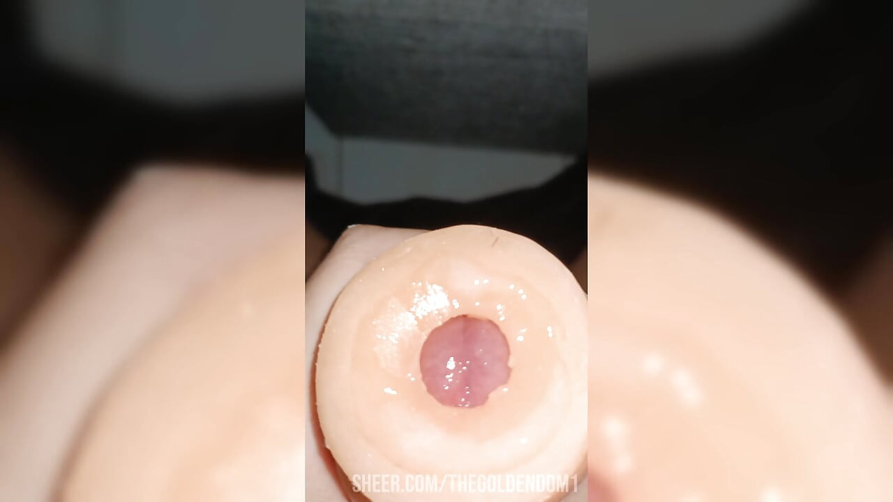 Toy Pussy Cumshot in Close up POV