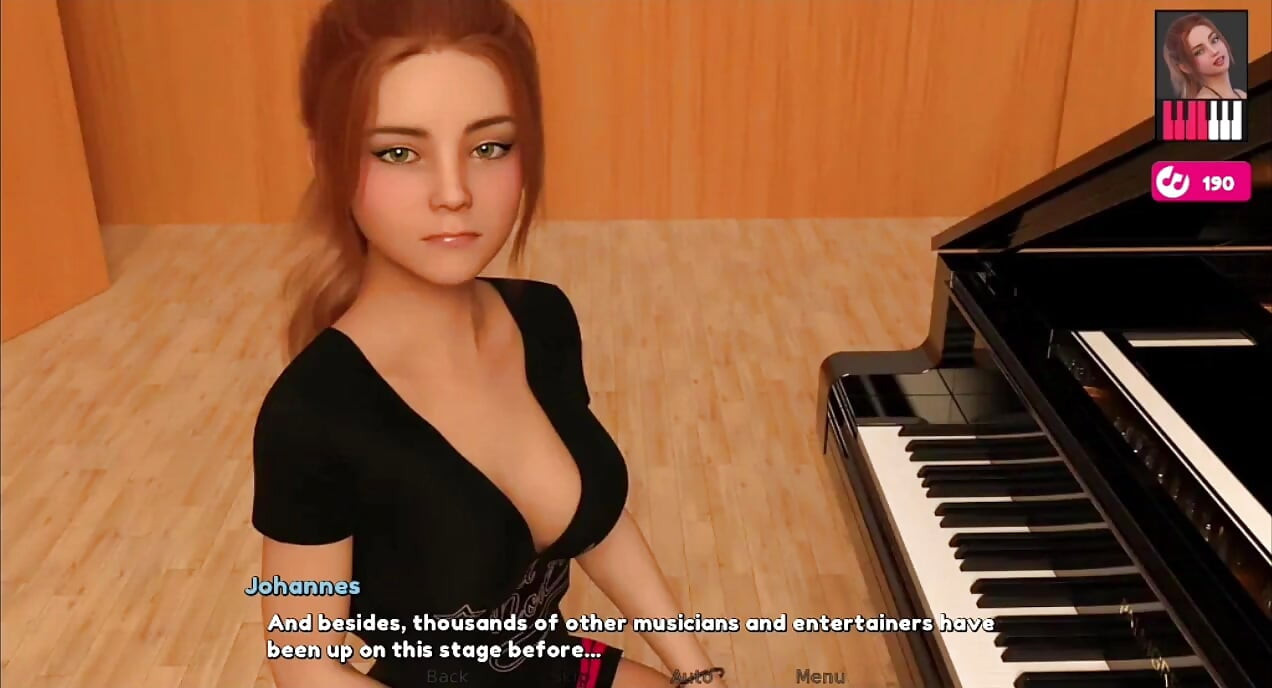 Melody #28 - Johannes and Melody took a shower toghther and she gave him a blow job and cum on her face