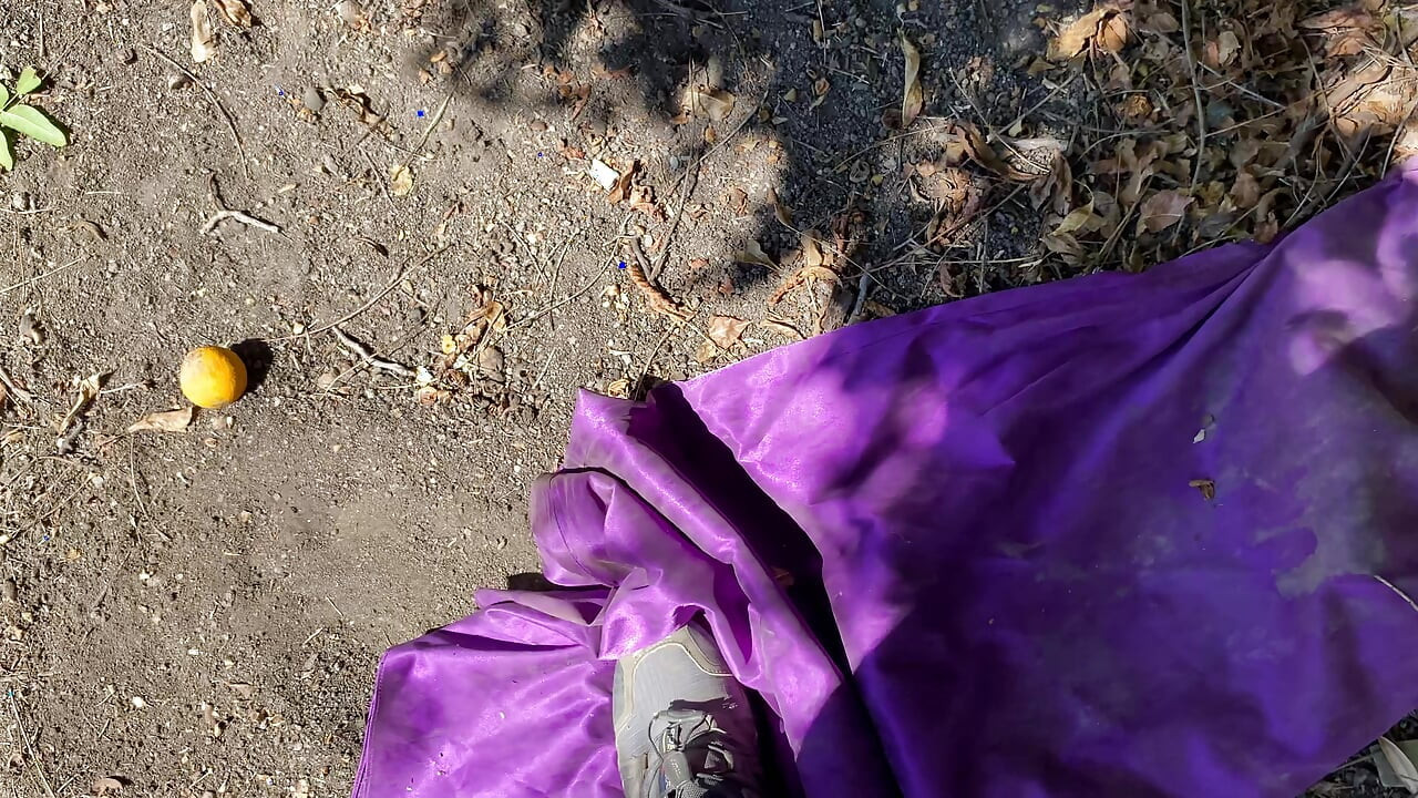 Samantha's Prom Dress Kicked and Thrashed on a Hiking Trail