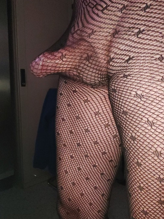 Masturbation at night in nylons