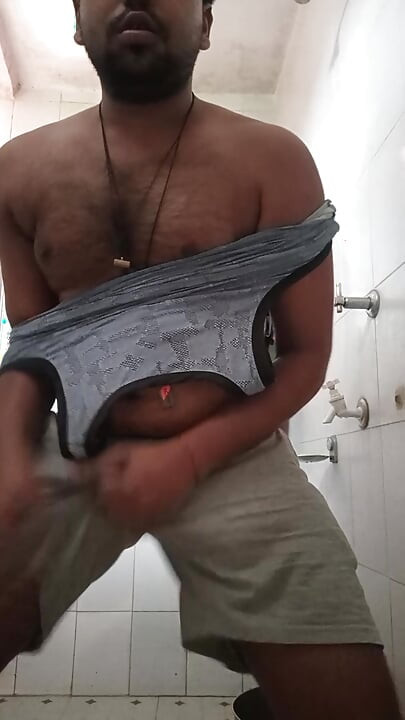 Secret bathroom fun with dick watching porn on after zeal pea with horny way