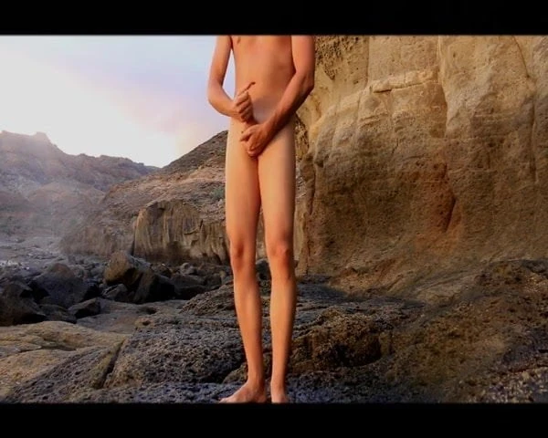 Dasilva99 rocky beach masturbation on sunny holiday
