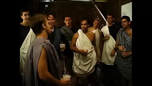 A Young Beauty Surrounded by Cocks