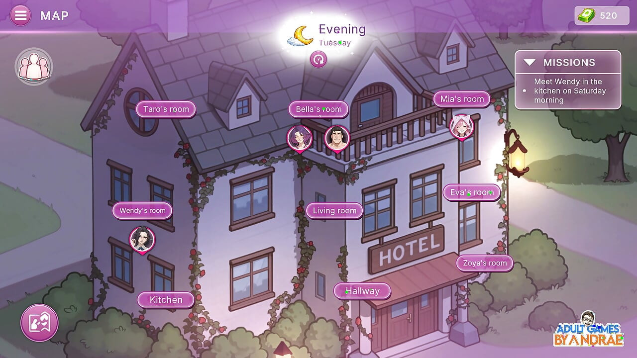 Appartement Sexuel 2 : Gameplay Du Grand Hôtel, Partie 2 - Rencontres Épicées Avec Bella Et Eva