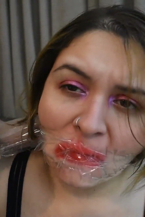 Penelope's Gagged Smoking Challenge