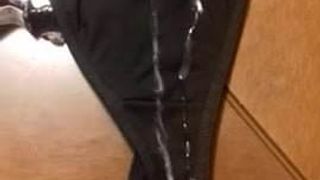 cum in black stolen thongs