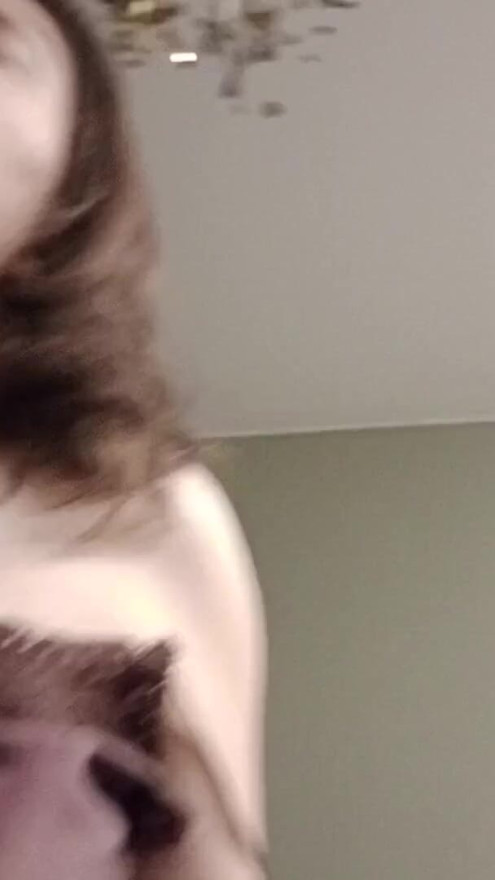 This horny busty MILF will suck all the juices out of you | Clip 1