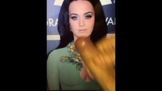 Katy Perry wichst im grünen Kleid