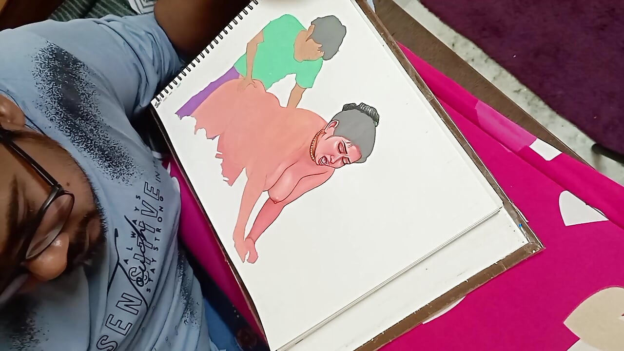 Seorang wanita desa India yang seksi tapi malang meniduri penjual sayuran untuk membayar sayuran