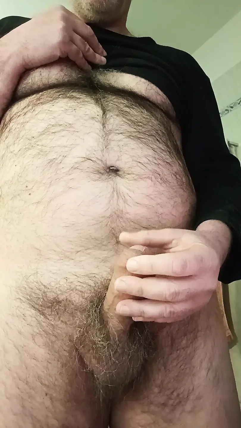 I Happily Cum in My Friend's Bathroom