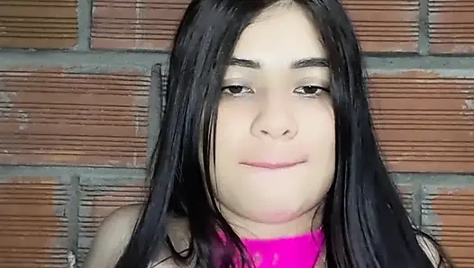 I masturbate my stepsister's tight pussy and play with perfect natural tits