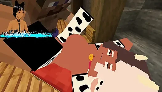 Minecraft Sexcraft The Jenny Mod  - Seeing what Cassie has to offer with her massive tits