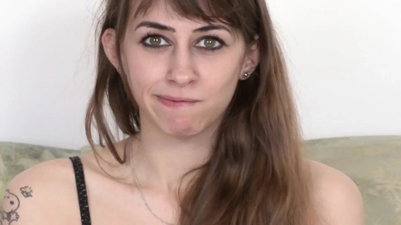 Superb brunette German doll fucked hard by a stranger