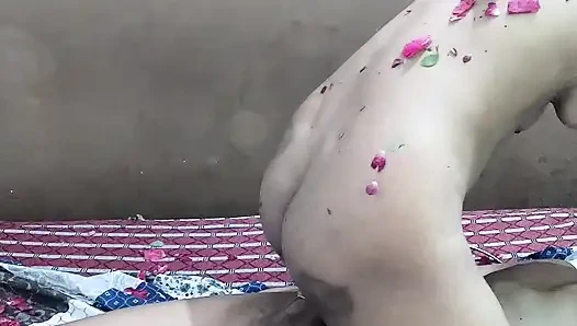 Bhabhi ki pradoshan ko jam ke choda room me ke jake