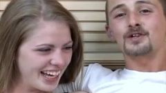 Amateurpaar wordt voor het eerst freaky op homevideo