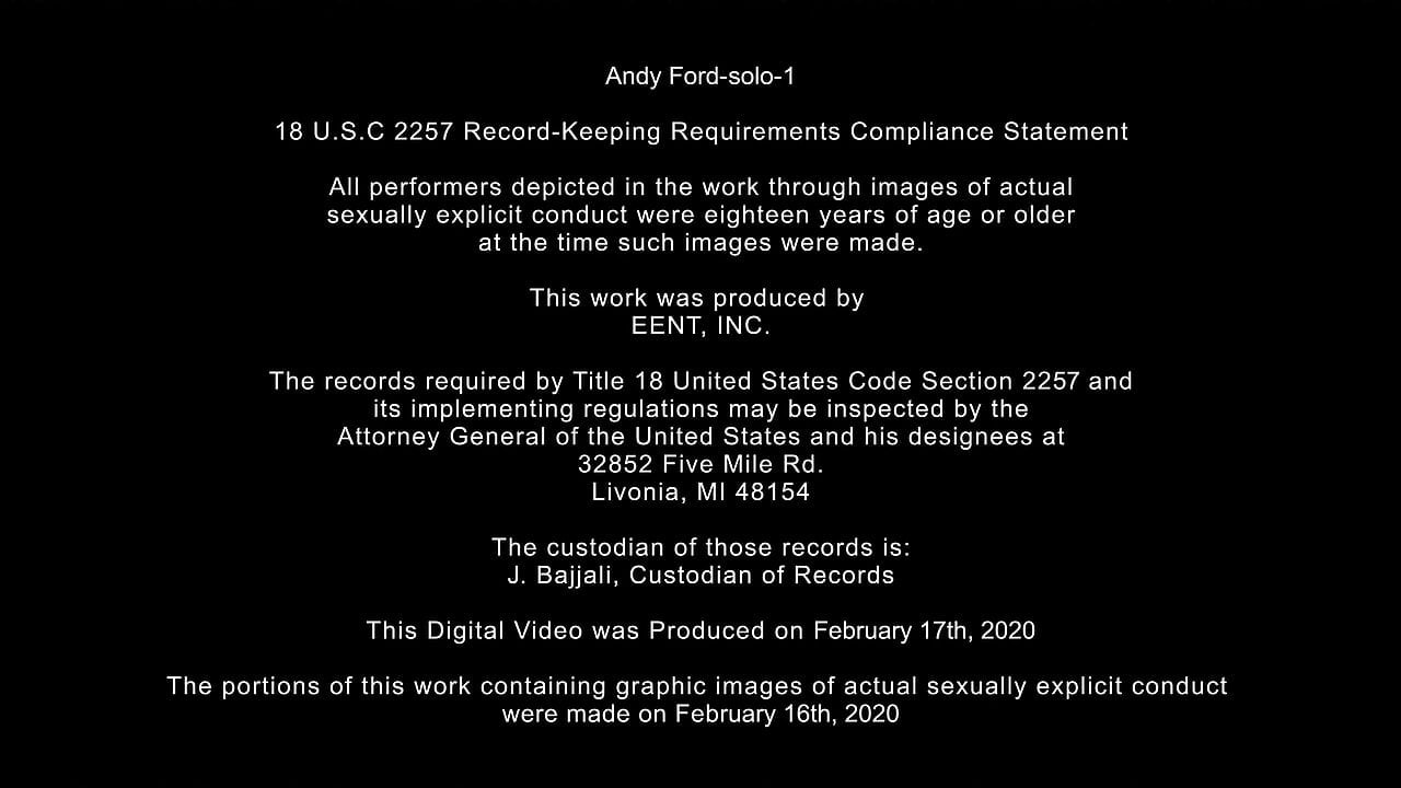Andy Ford Audition