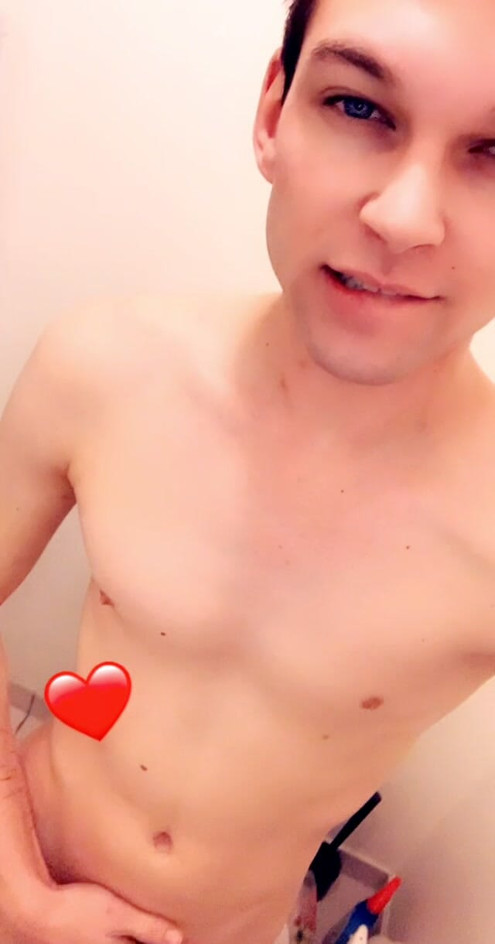 Little twink teasing you with his slim body
