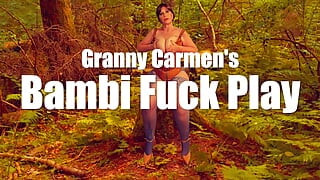 El juego de sexo de Bambi de la abuela Carmen