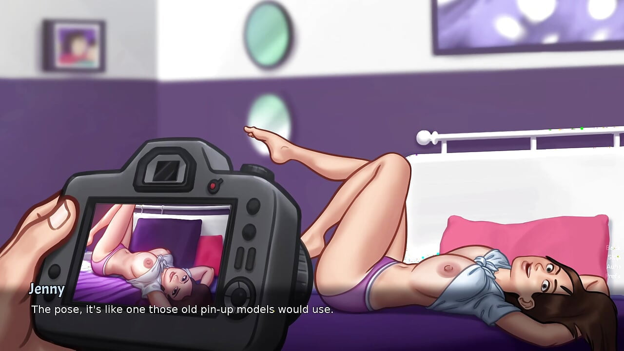 Jack i Jenny Robienie wideo kamerze (Summertime Saga)