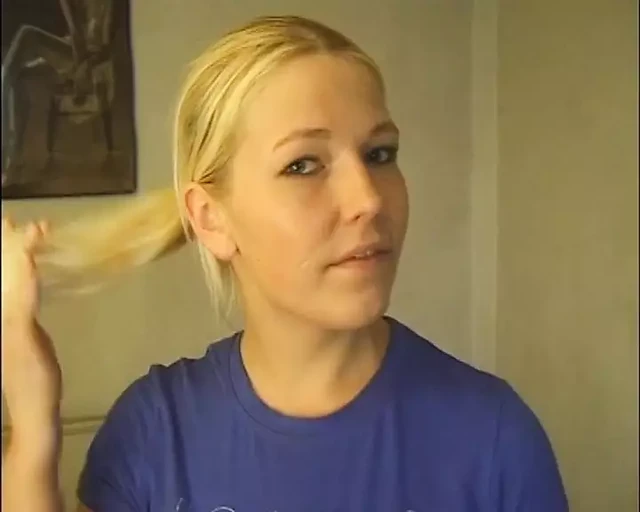I let the busty blonde Nada taste my cock, a lover of