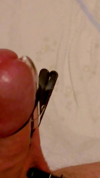 Stunning moment from "Pegged Balls and Hands Free Cumshot"