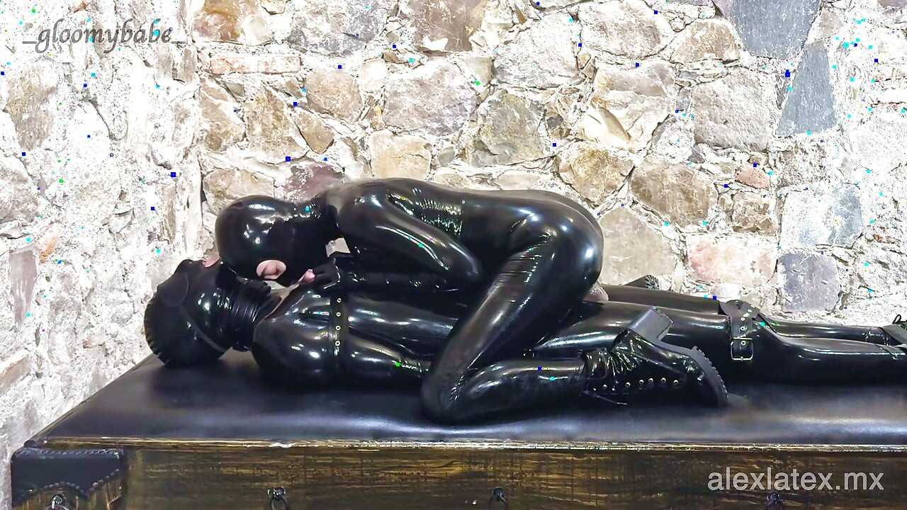 Lying Bondage Domination, T2 Used and Made to Eat Cum - Alex Latex
