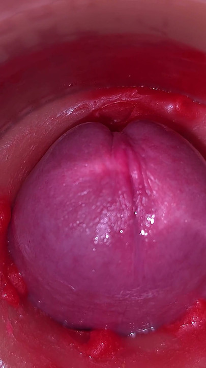 Camera in Vagina, Cervix POV, "Creampie" 4k | Clip 2