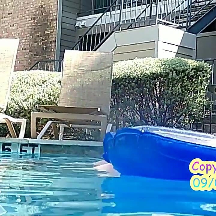 Nurse Vicki Models Her New Bikini by Pool Flashes You Then