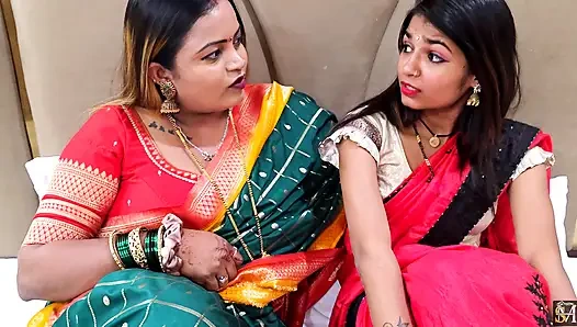 Indian desi jija sali bhabhi dever threesome hardcore sex video