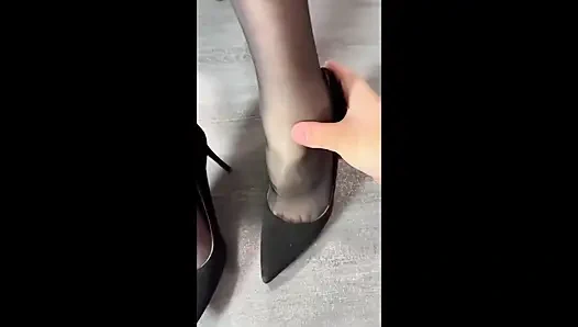 Chunli parlak siyah + sandalye m bacakları (bölüm 1)