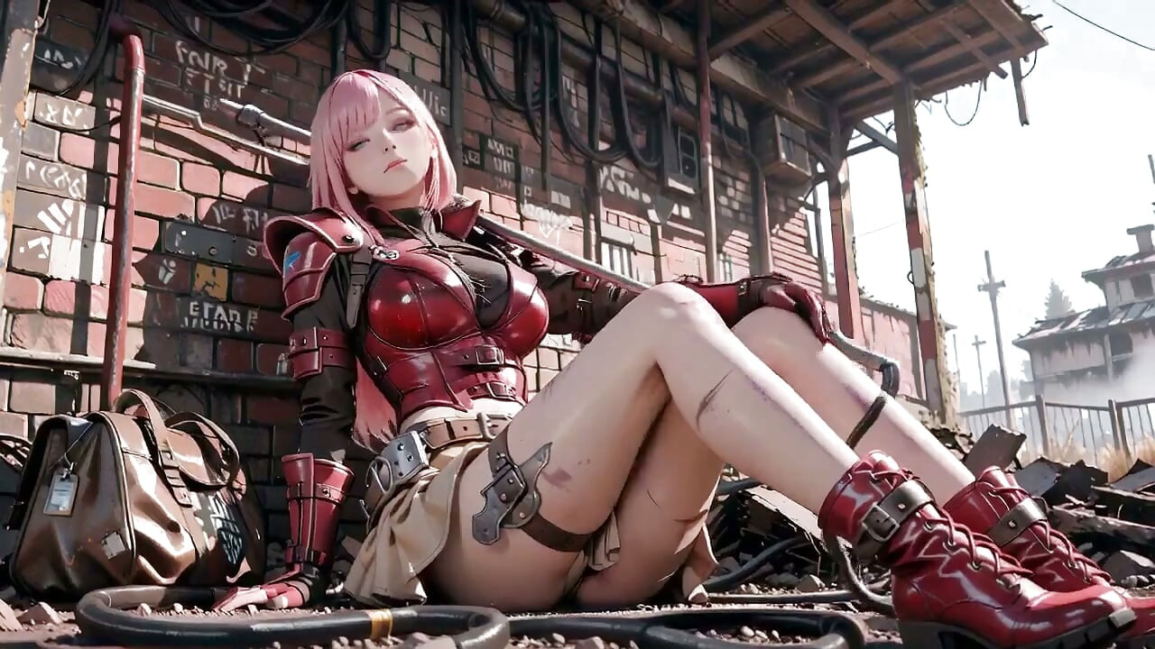 Pembe saçlı mech warrior! Çolakların Soğuk Güzelliği