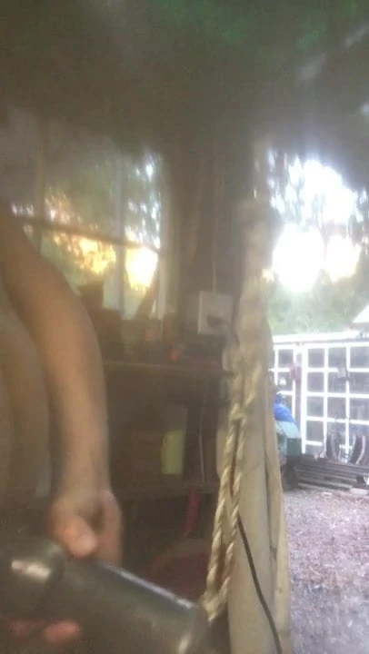 Homemade fuck machine