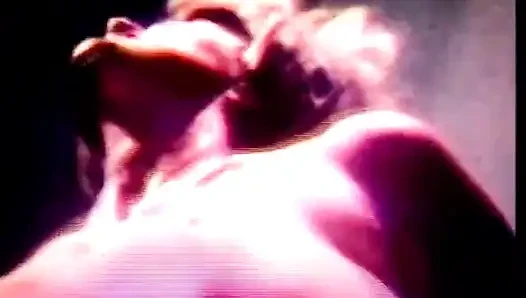 Vintage blonde big tits mature fucking with her lover