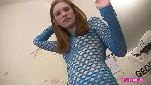 Völlig geil, diesen sexy körper zu berühren